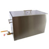 15 quart Stove Top Water Bath Canner (2022 STYLE), Large Stock Pot /With Drain Valve - Not Polished - Homeplace Market LLC