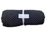 Remnant - Polyester crinkle, charcoal, 4.25yd. @ $7.70/yd.