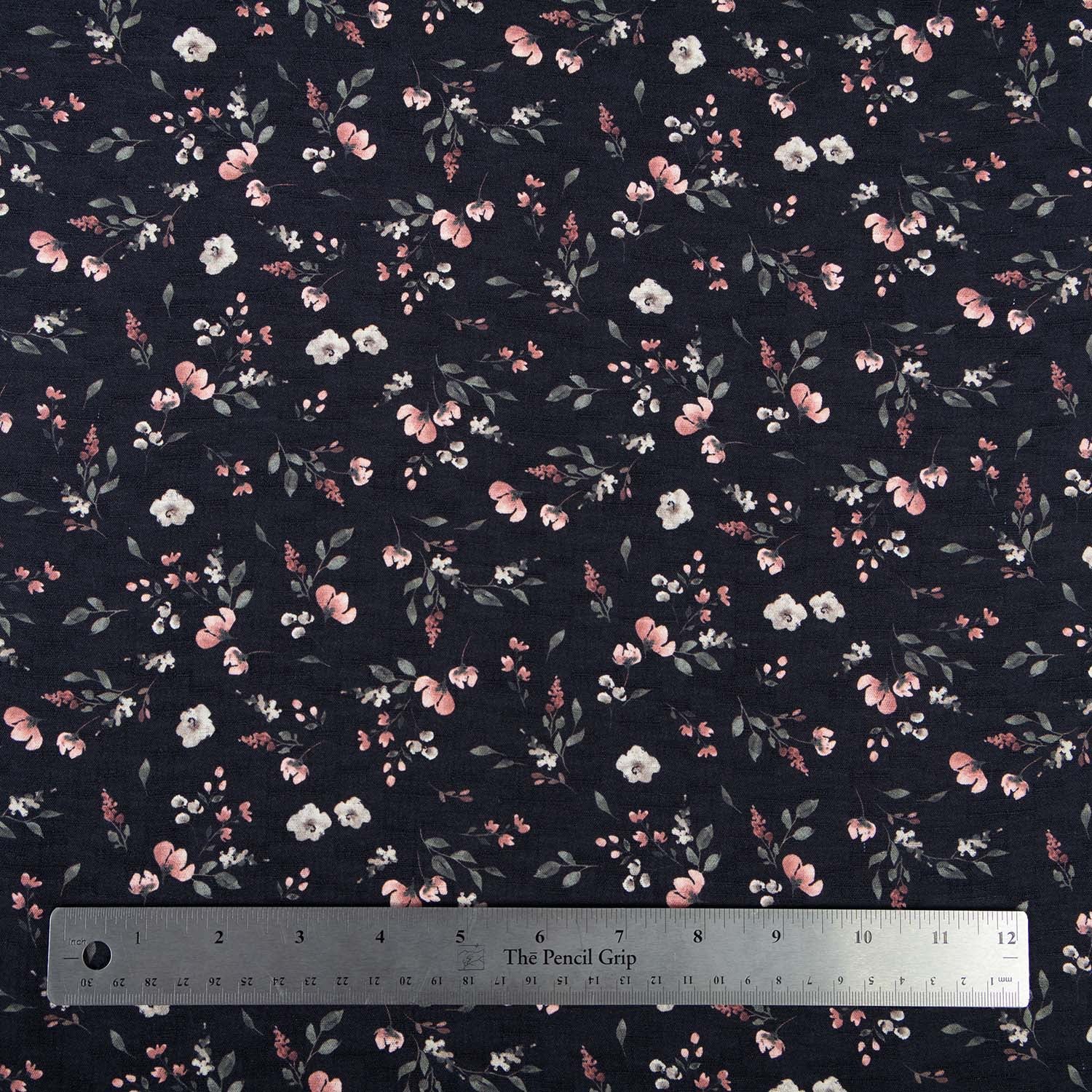 Polyester - Fine Line Floral Print