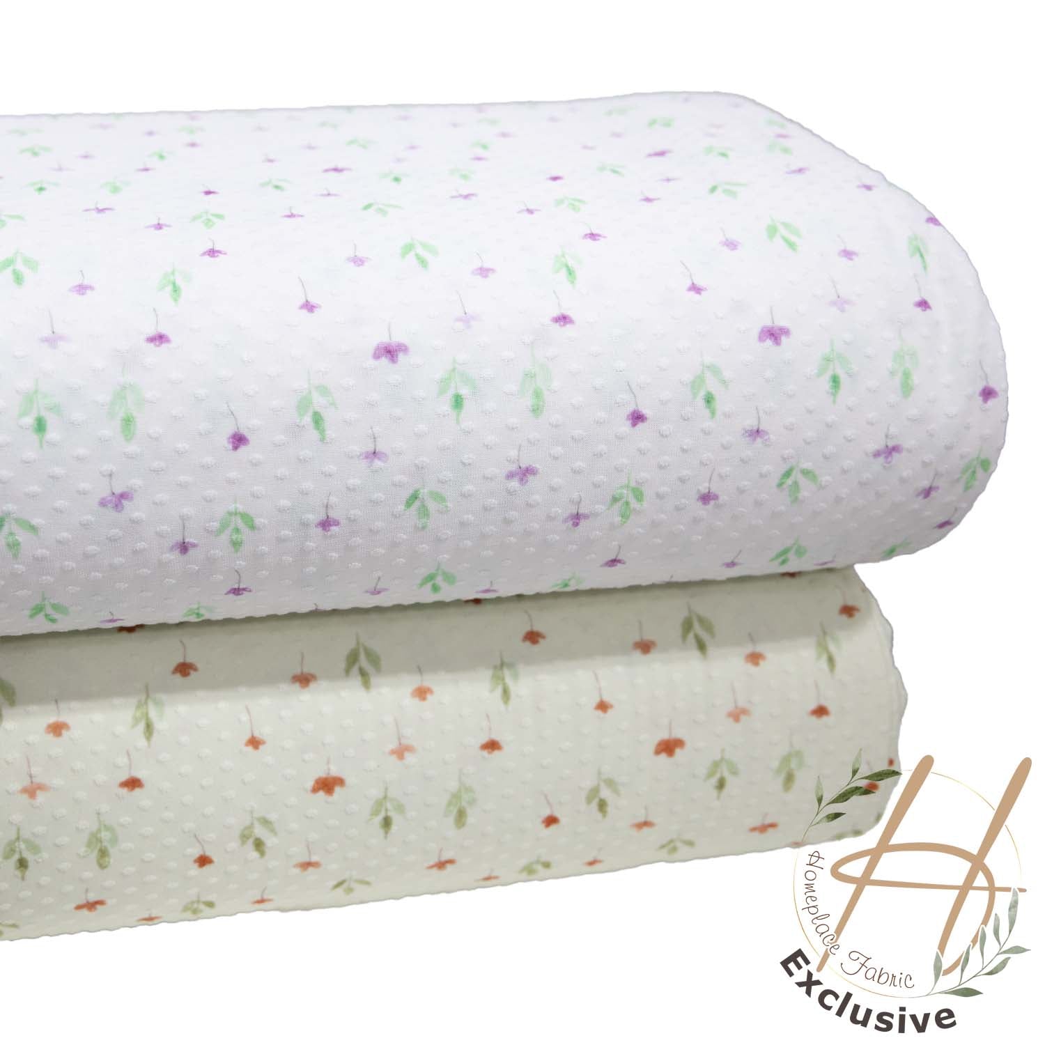 Swiss Dot Knit - Ditsy Floral