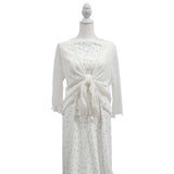 Swiss Dot Knit - Ditsy Floral