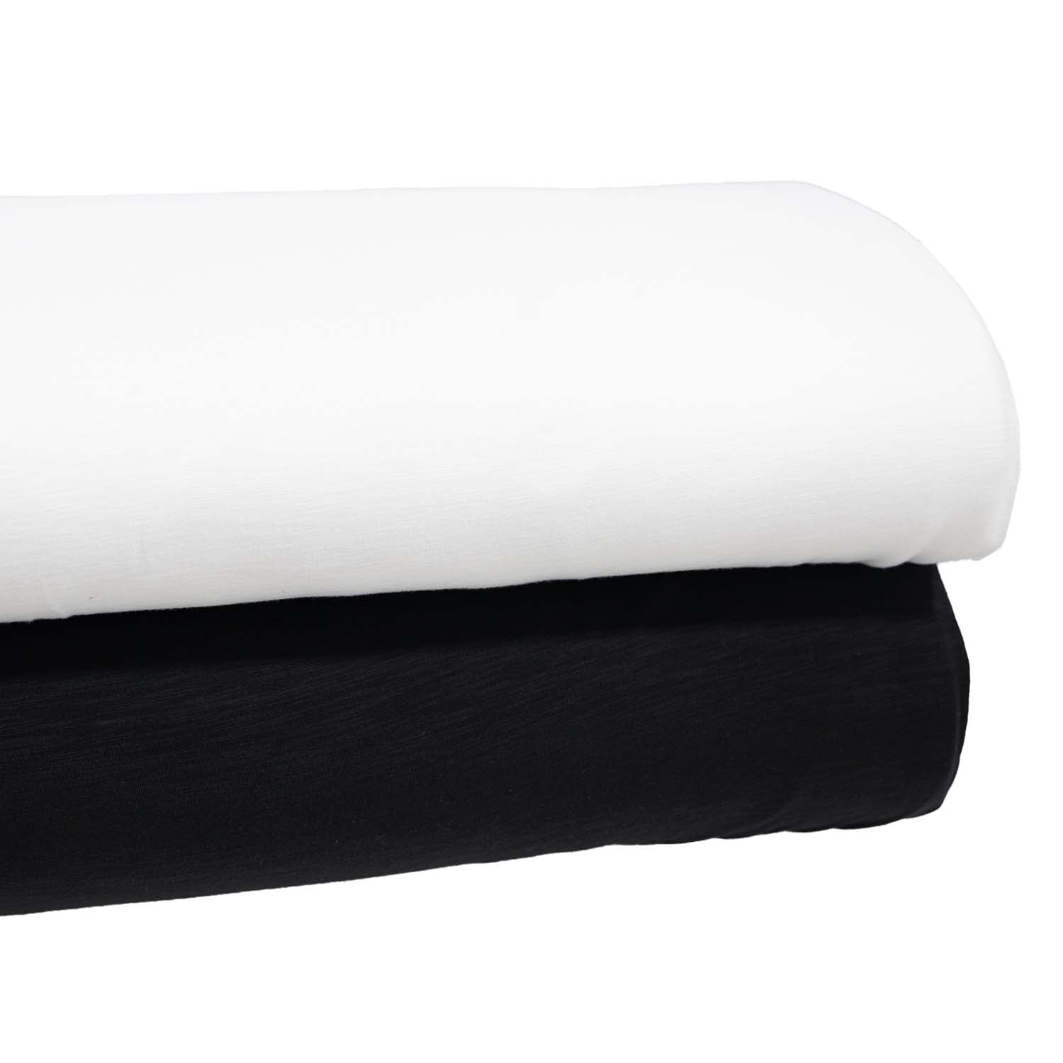 Spun Poly Slub Spandex - Solids