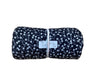 Remnant - brushed rib knit, floral black/white, 3 yd. @ $7.00/yd.