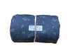 Remnant- Rebecca knit, slate blue, vines, 4 1/3 yd. @ $8.96/yd.