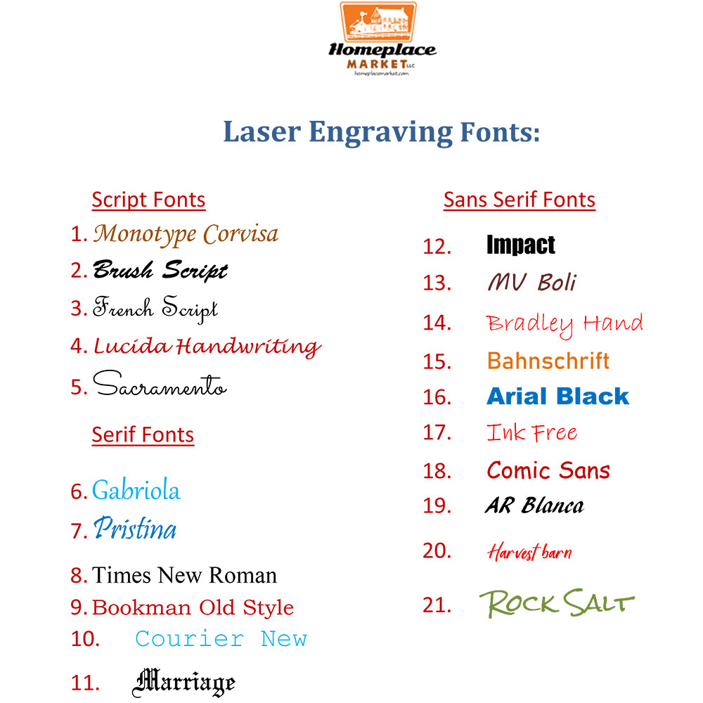Custom Laser Engraved Name Plate