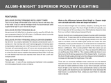 Alumi - Coop - Light Kit - Intelligent Alumi - Knight Poultry Lighting - Homeplace Market LLC