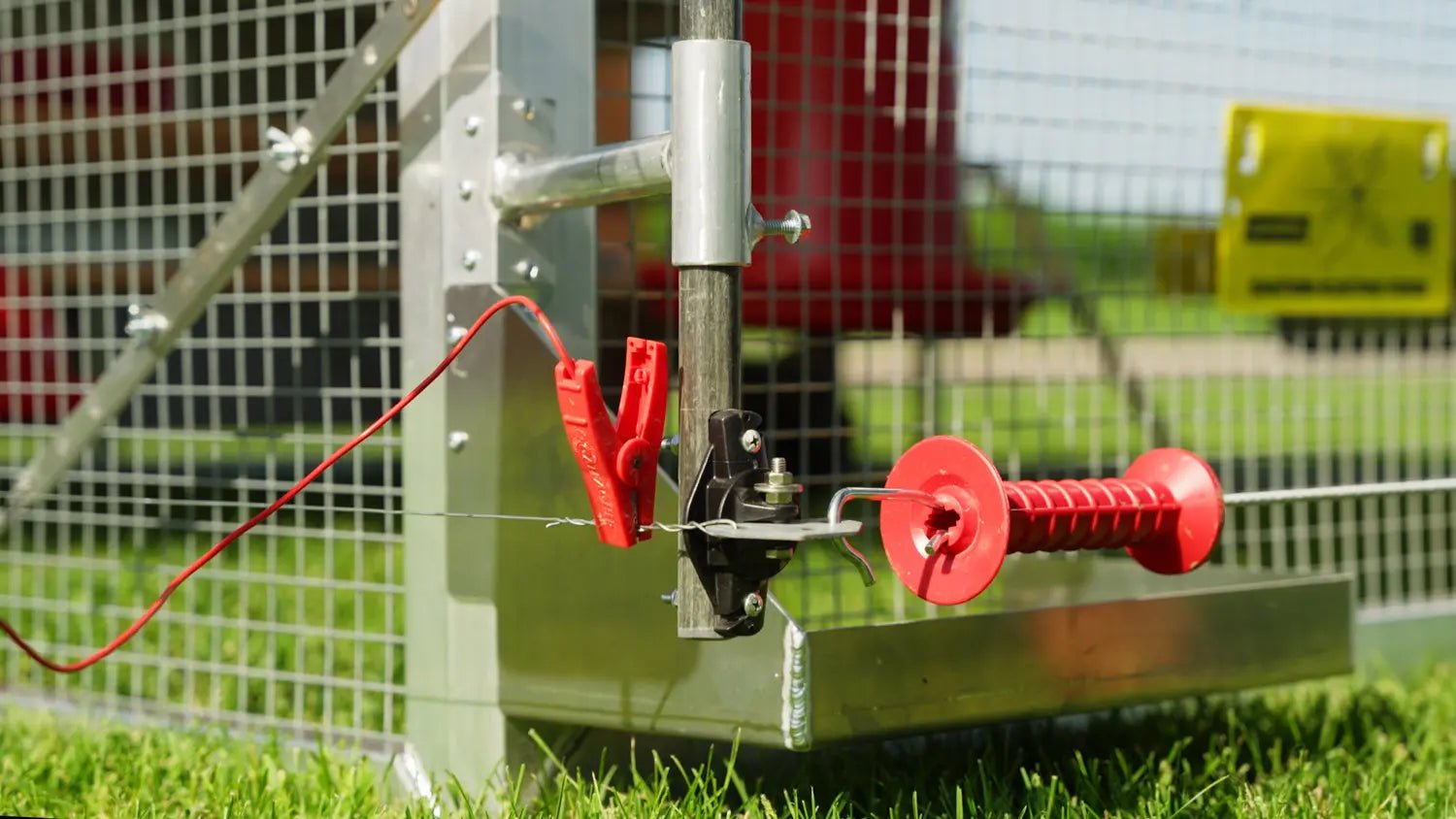 Alumi - Coop - Pred - x shocking electric fence for mobile coops - Homeplace Market LLC