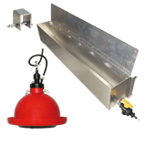 Alumi - Coop - Premium Saddle Water Tank 10 gal - Plasson Bell Waterer Kit - Homeplace Market LLC