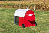 Alumi - Coop REDLINE - 3x4 - Deluxe Mobile Chicken Coop with Shelter - Chicken Tractor - Homeplace Market LLC