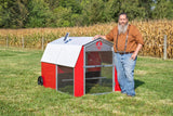 Alumi - Coop REDLINE - 4x6 - Deluxe Mobile Chicken Coop with Shelter - Chicken Tractor - Homeplace Market LLC