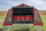 Alumi - Coop REDLINE - 8x12 - Deluxe Mobile Chicken Coop with Shelter - Chicken Tractor - Homeplace Market LLC