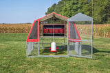 Alumi - Coop REDLINE - 8x12 - Deluxe Mobile Chicken Coop with Shelter - Chicken Tractor - Homeplace Market LLC