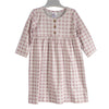 Baby & Toddler Knit Dresses w/ Headband - Long Sleeve - Rose Plaid - Homeplace Market LLC