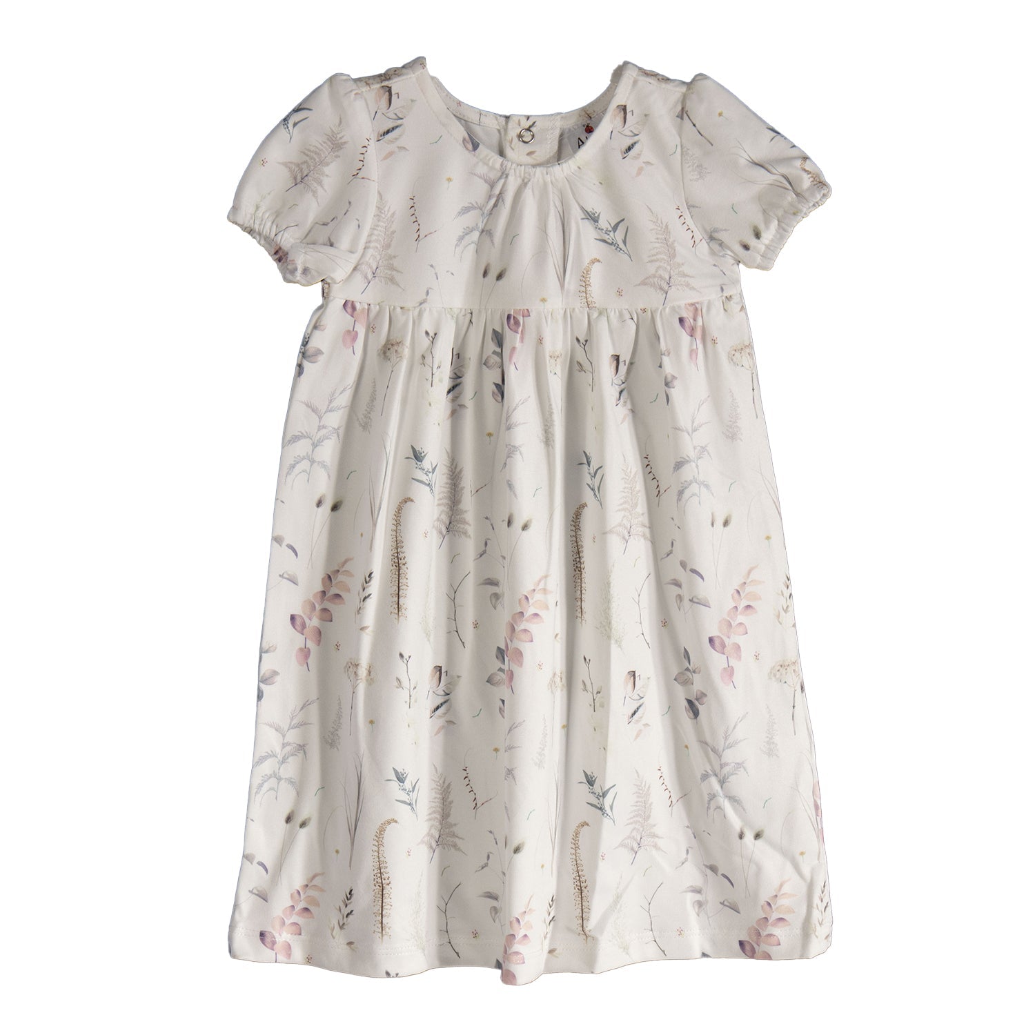 Baby & Toddler Knit Dresses w/ Headband - Short Sleeve - Leaf Print - Homeplace Market LLC