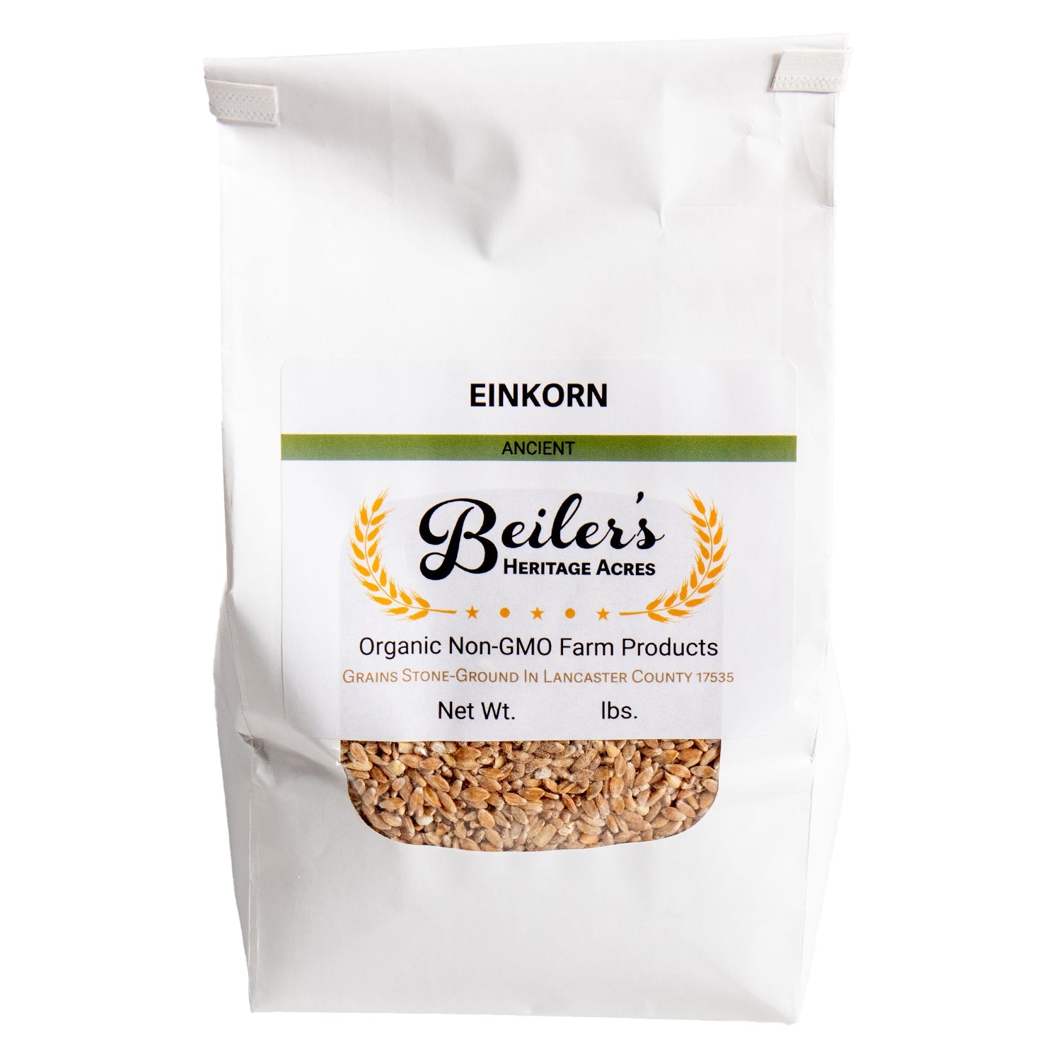 Beiler's Heritage Acres - Organic Non GMO Einkorn Berries - Homeplace Market LLC