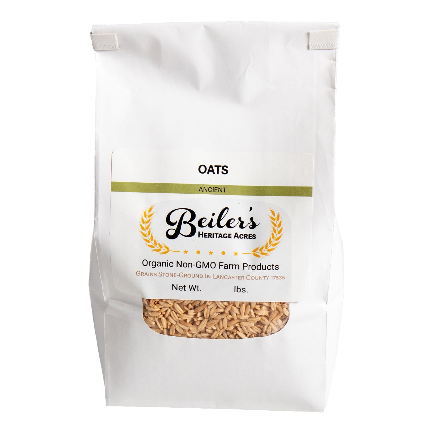 Beiler's Heritage Acres - Organic Non GMO Oat Berries - Homeplace Market LLC