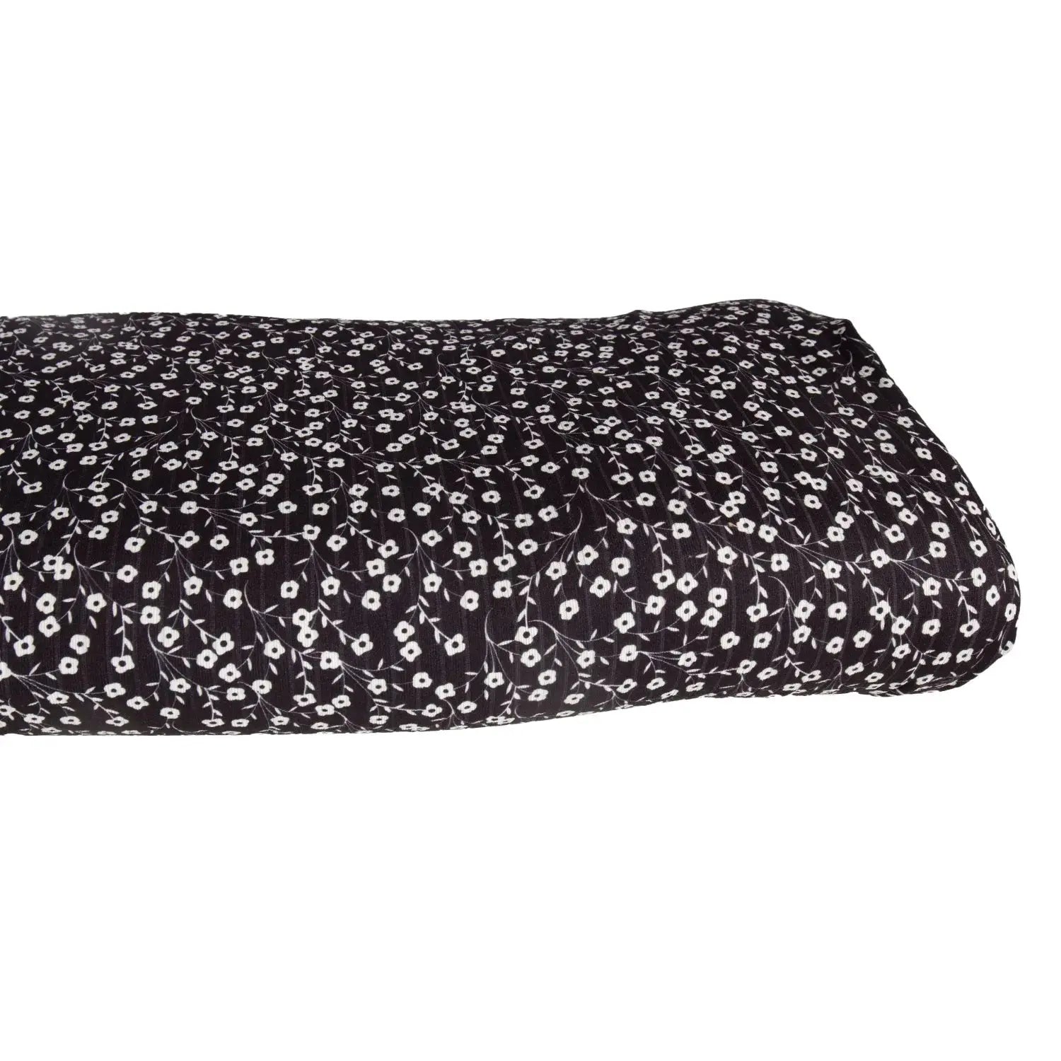 Brushed Rib Knit - Floral Black/White - Homeplace Market LLC