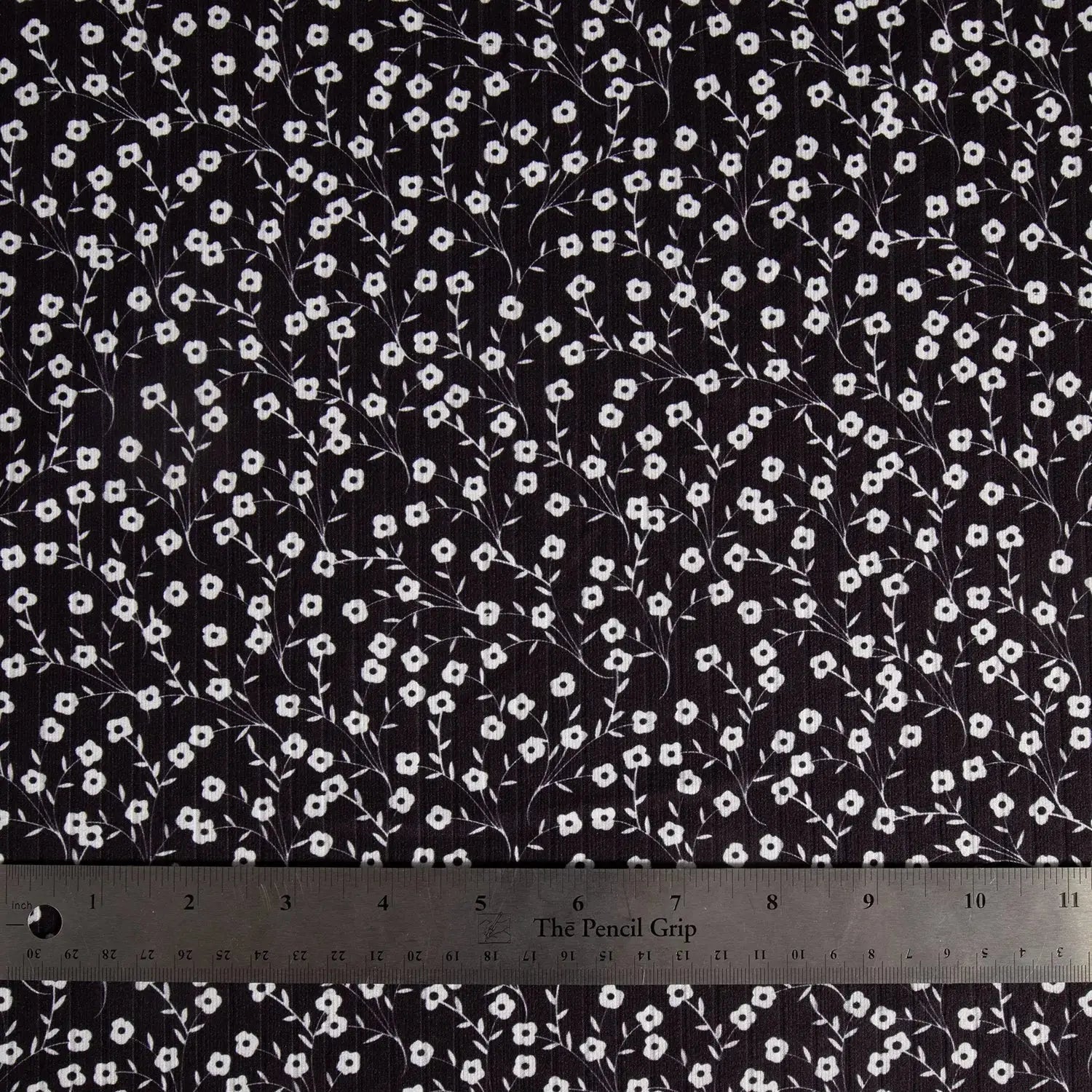 Brushed Rib Knit - Floral Black/White - Homeplace Market LLC