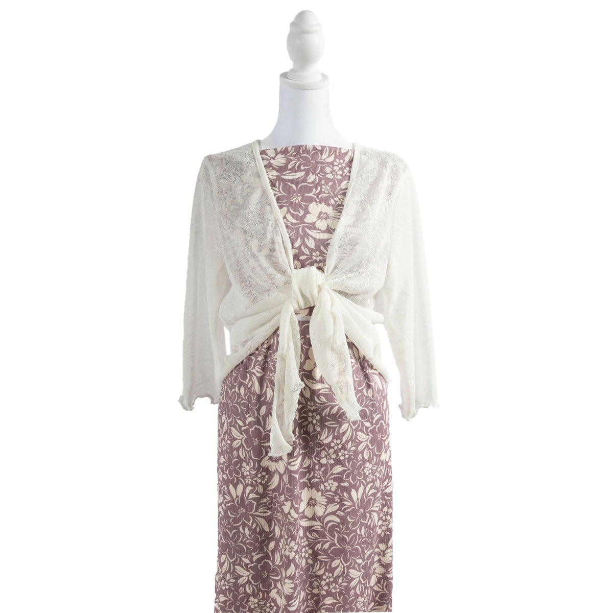 Chickadee Unbrushed Rib Knit - Anna Kate - Brushstroke Floral - Homeplace Market LLC