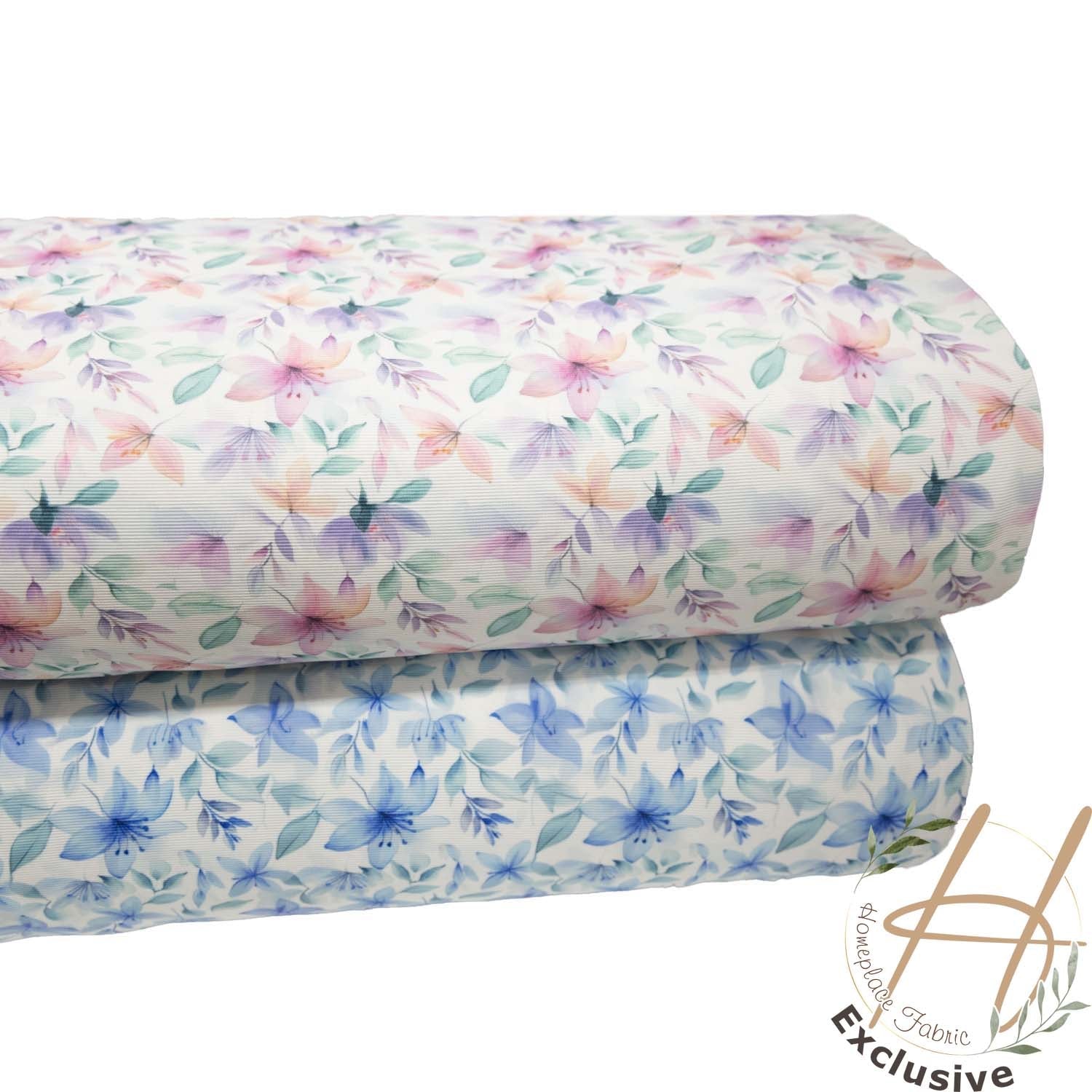 Dobby Knit - Painted Sketch Floral - Homeplace Market LLC