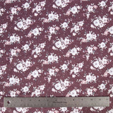 Dream Crepe Polyester - Flower Dusty Plum - Homeplace Market LLC