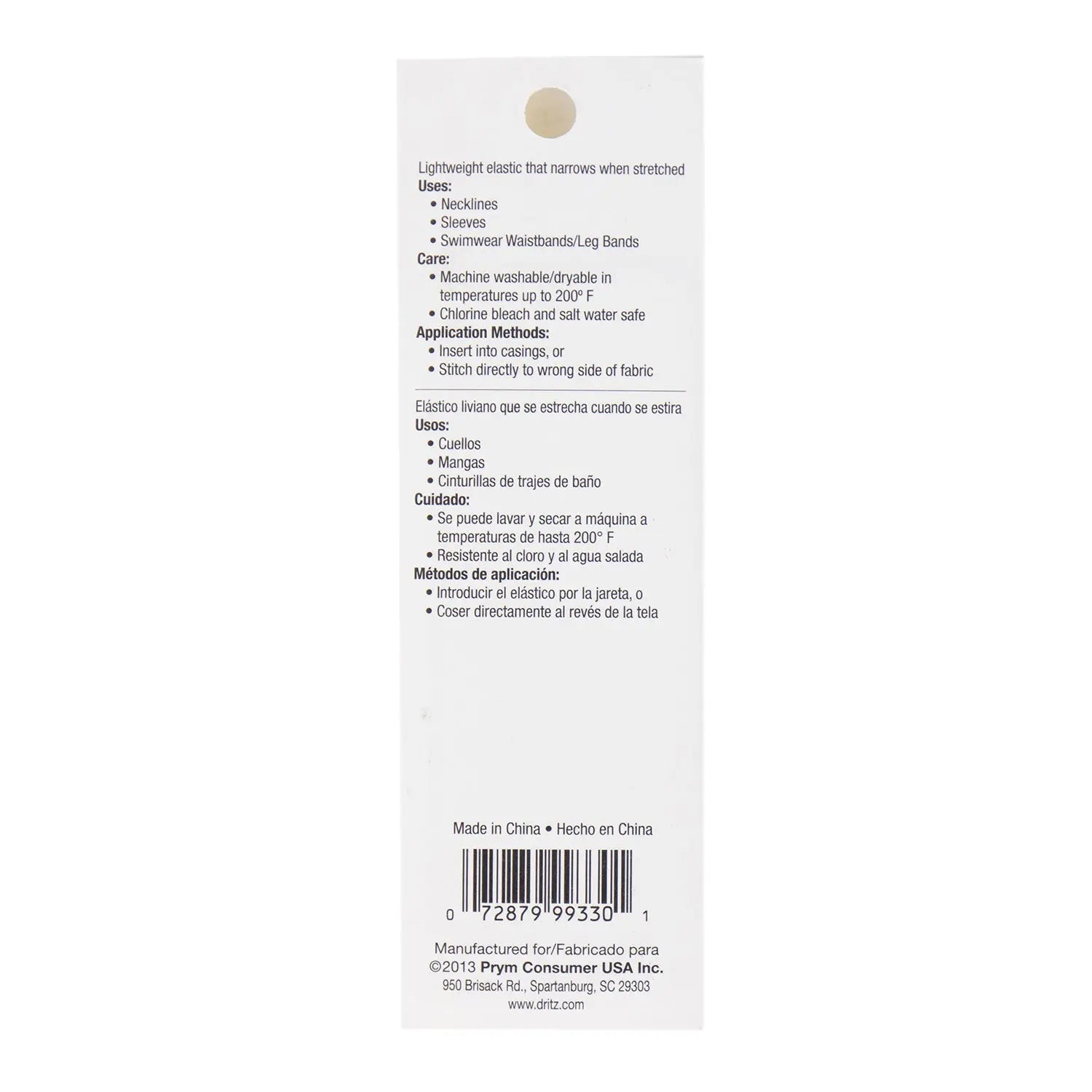 Dritz Braided Elastic - Black - Homeplace Market LLC