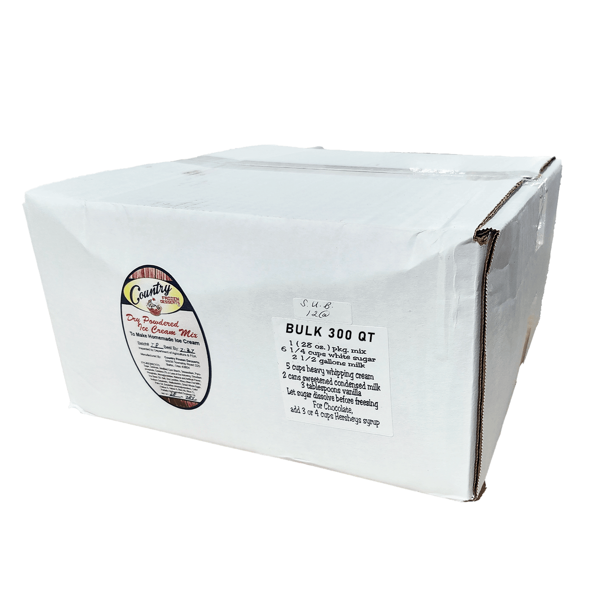Dry Powdered Ice Cream Mix - Homeplace Market LLC