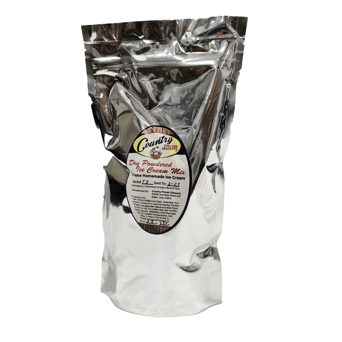 Dry Powdered Ice Cream Mix - Homeplace Market LLC