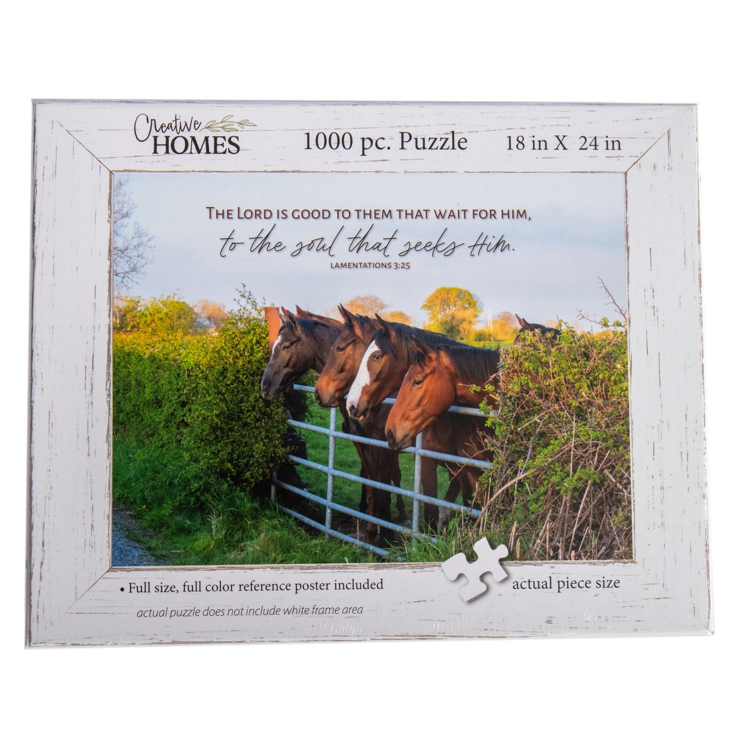 Eager Horses Puzzle - 1000 Piece - Homeplace Market LLC
