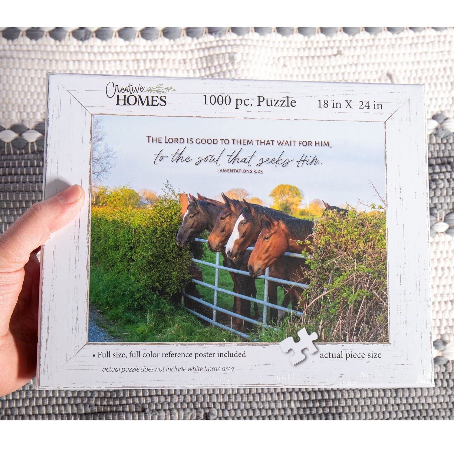 Eager Horses Puzzle - 1000 Piece - Homeplace Market LLC