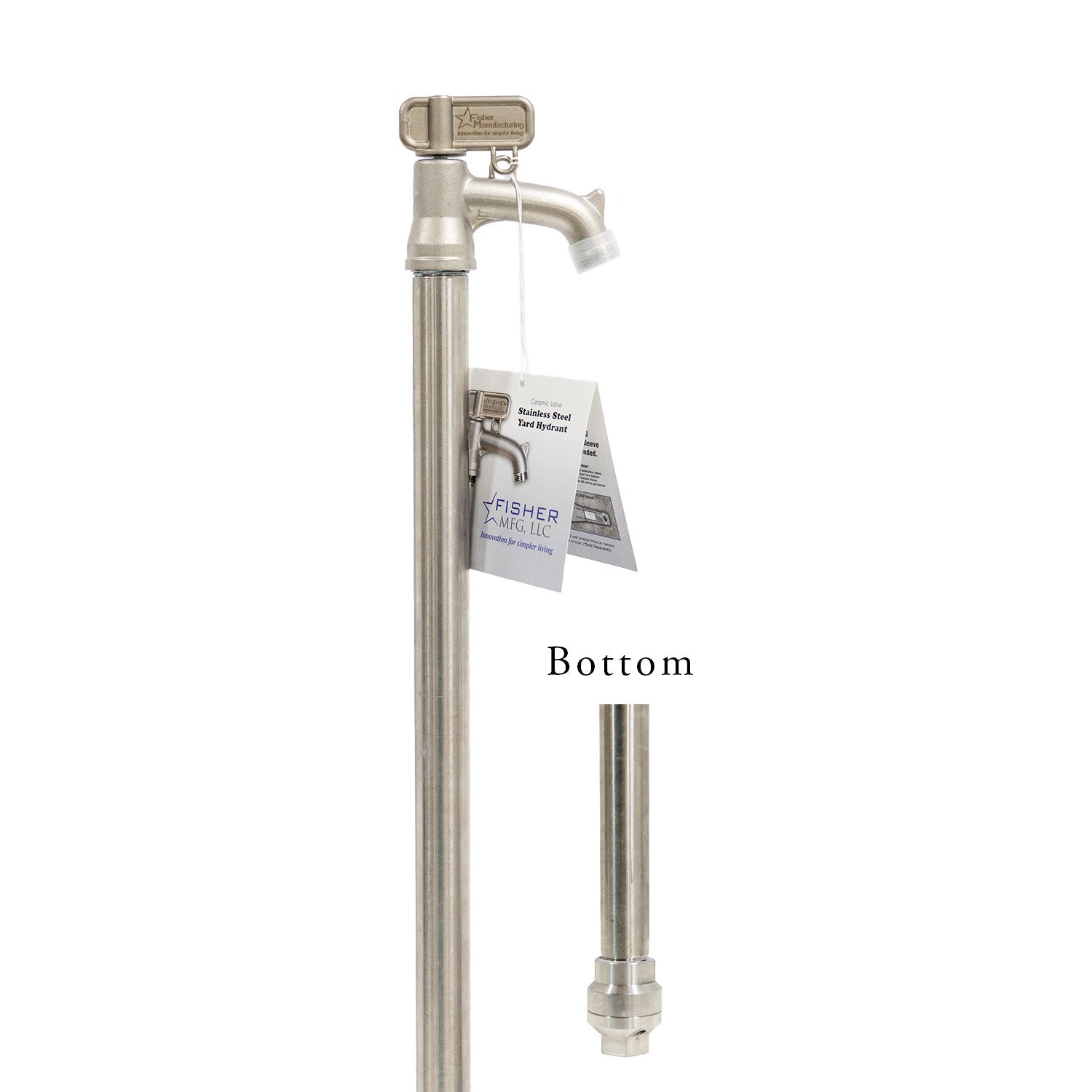 Fisher - Stainless Steel Hydrant, Made In USA - Homeplace Market LLC