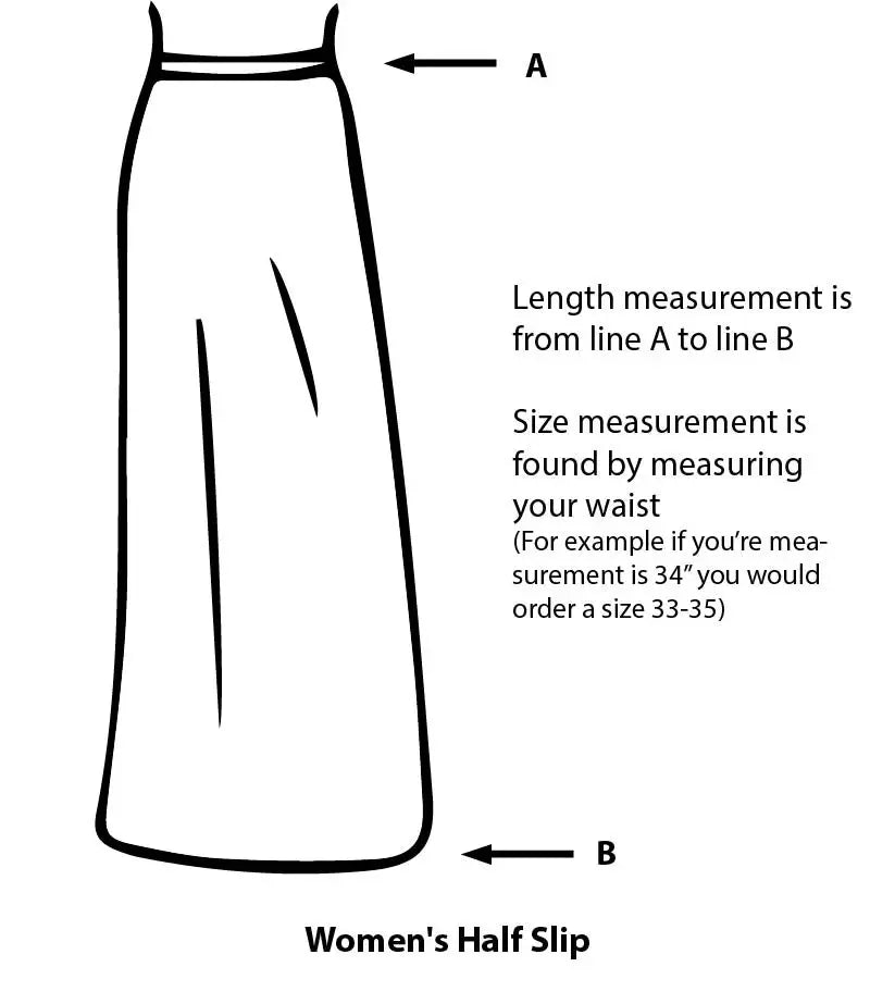 Flo - Ann - Women's Nylon Half Slip - Homeplace Market LLC