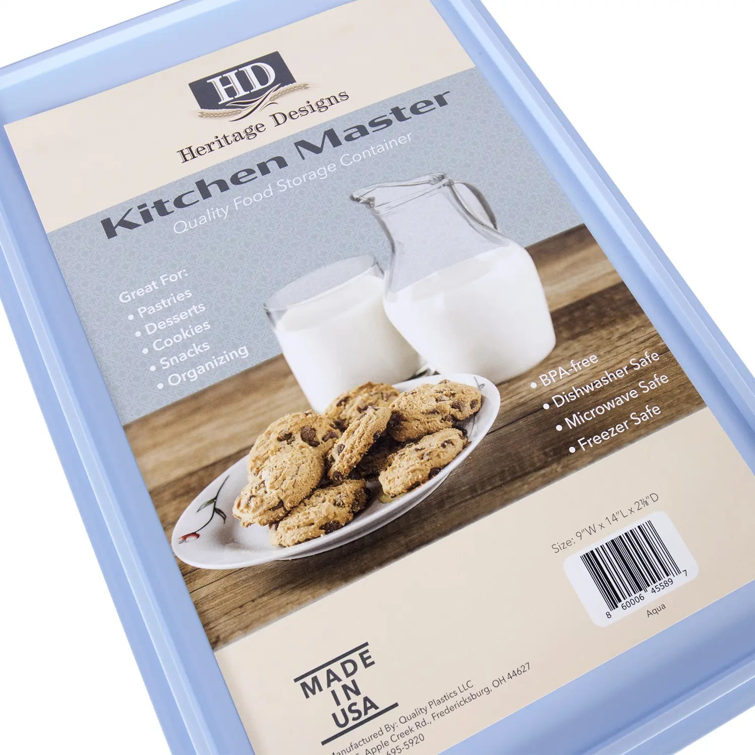 Heritage - 9x14 - Kitchen Master - Food Storage Container - Made in USA - Homeplace Market LLC
