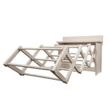 Hickoryware - 20" Wall Mounted, Cloth Drying Rack - Natural Unfinished Wood - Made in USA - Homeplace Market LLC