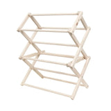 Hickoryware - 30"w x 38"h Clothes Drying Rack - Made in USA - Natural Wood - (Space Saver) - Homeplace Market LLC