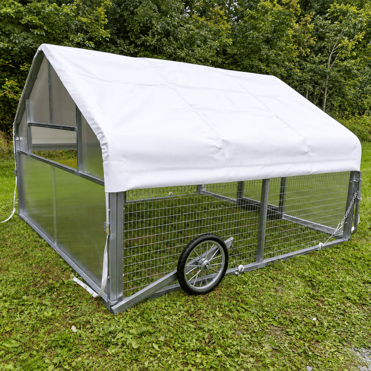 Hobby Line MFG - 7 1/2 x 8 - Mobile Chicken Tractor - Homeplace Market LLC