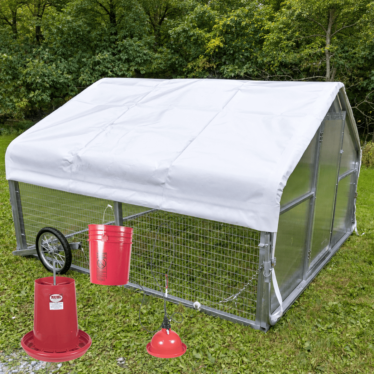 Hobby Line MFG - 7 1/2 x 8 - Mobile Chicken Tractor - Homeplace Market LLC