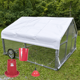 Hobby Line MFG - 7 1/2 x 8 - Mobile Chicken Tractor - Homeplace Market LLC