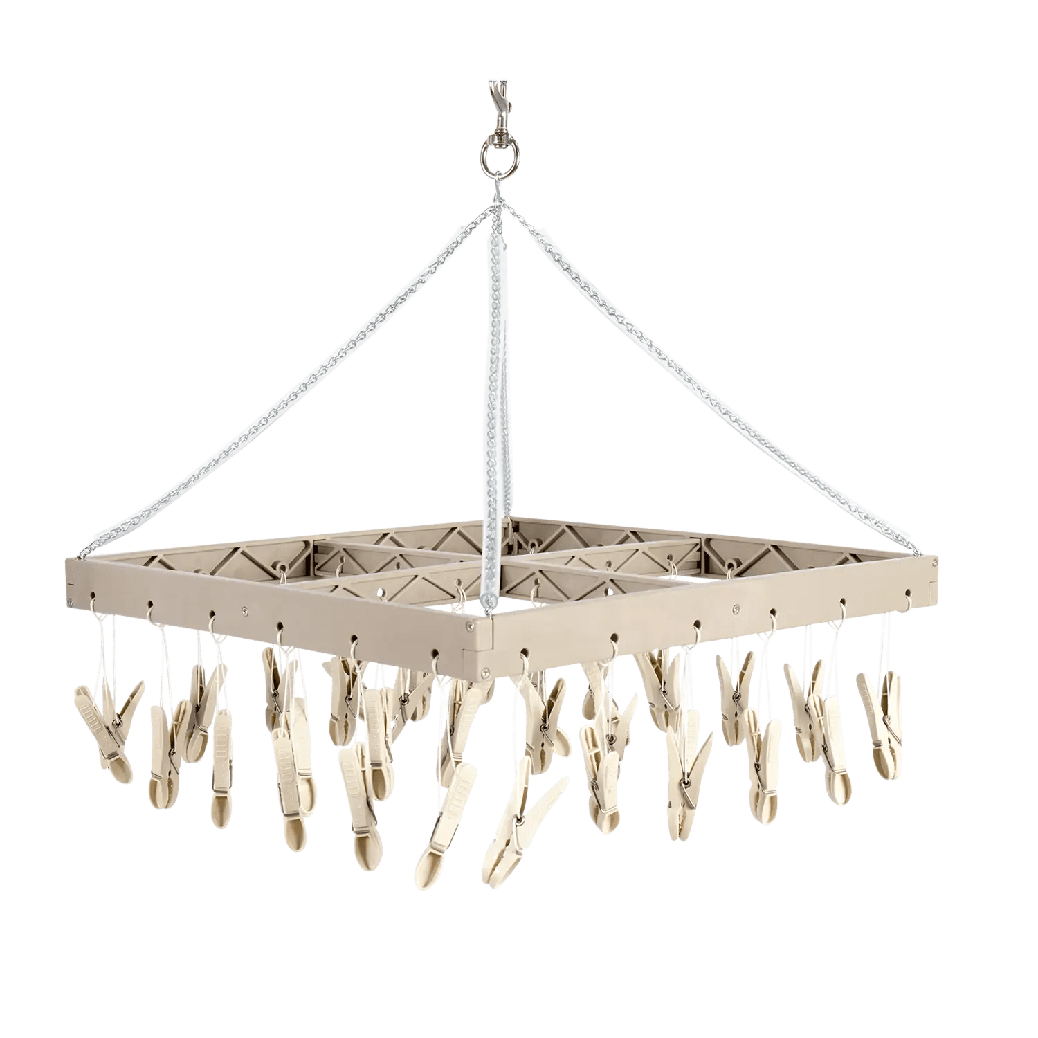 Homeplace - Clothespin Laundry Drying Rack - 36 Clothes Pin Hanger - Made in USA - Homeplace Market LLC