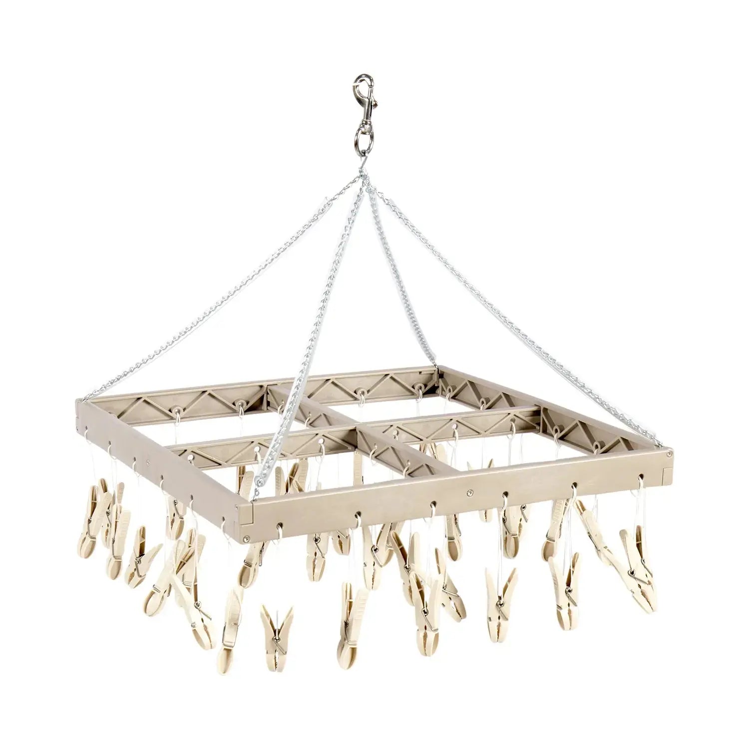 Homeplace - Clothespin Laundry Drying Rack - 36 Clothes Pin Hanger - Made in USA - Homeplace Market LLC