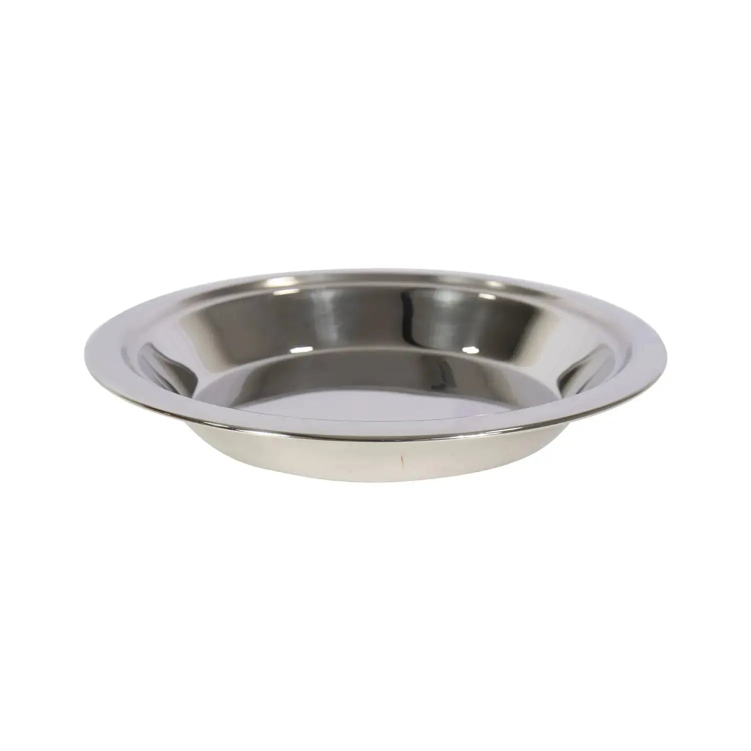 Homeplace - Pie Pan 9" - Stainless Steel - Heavy Duty - Large Rim - Homeplace Market LLC