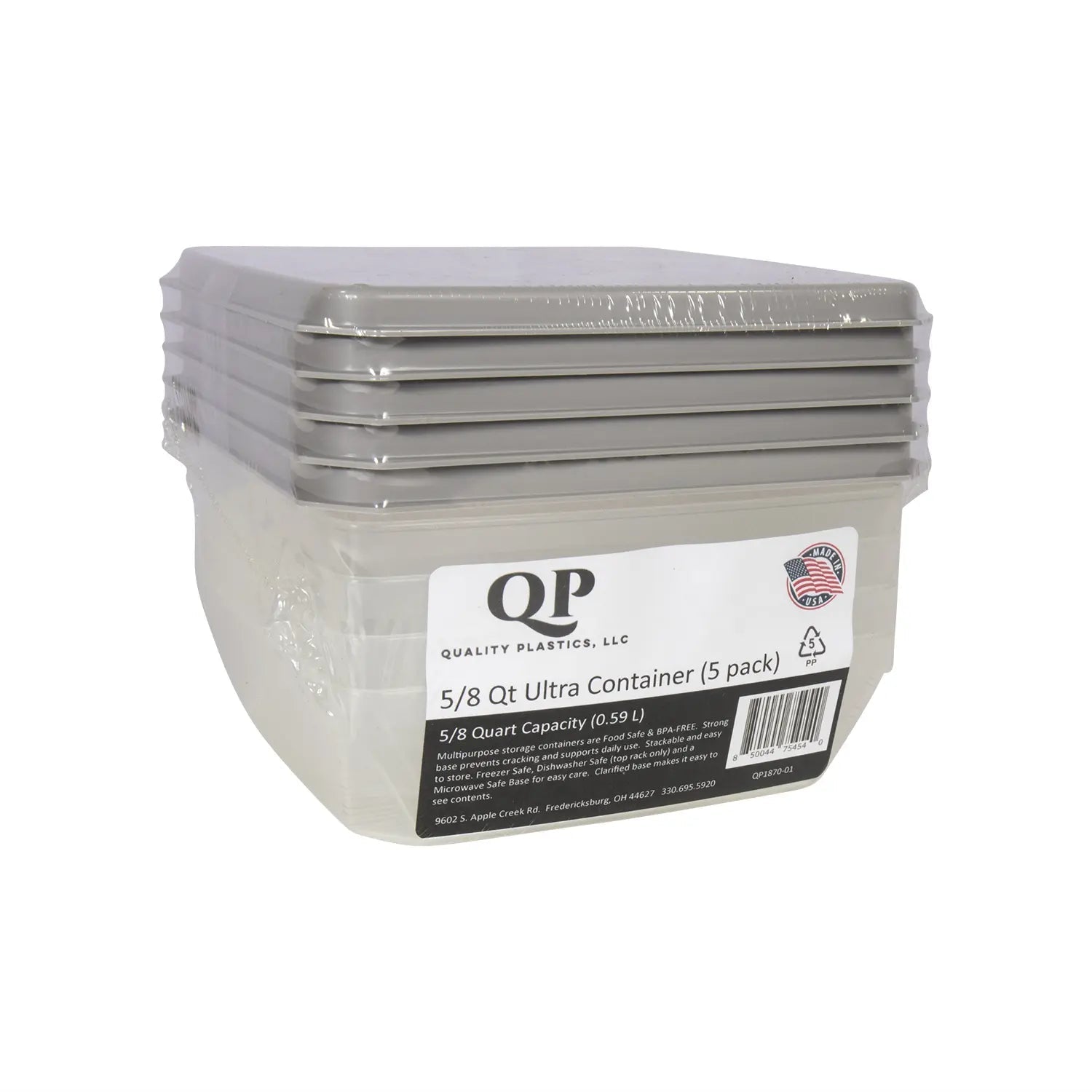 Homeplace - Ultra Container - Freezer Box - Made In USA - 5 Pack - Homeplace Market LLC