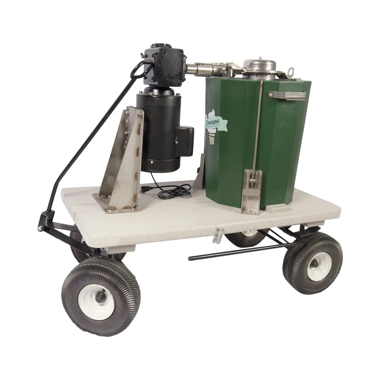 Immergood - 12 Quart Electric Ice Cream Freezer Unit | Homemade Ice Cream | Heavy Duty | Uses Ice and Salt - Homeplace Market LLC