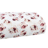 Jacquard Poly - Burgundy Gold Floral - Homeplace Market LLC