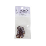 Joyce's Accessories - 1 - 1/4" Comb Clip (4 piece) (Brown) - Homeplace Market LLC