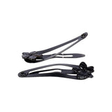 Joyce's Accessories - Floral Snap Clip - (1 - 1/4") (2 piece, Black) - Homeplace Market LLC