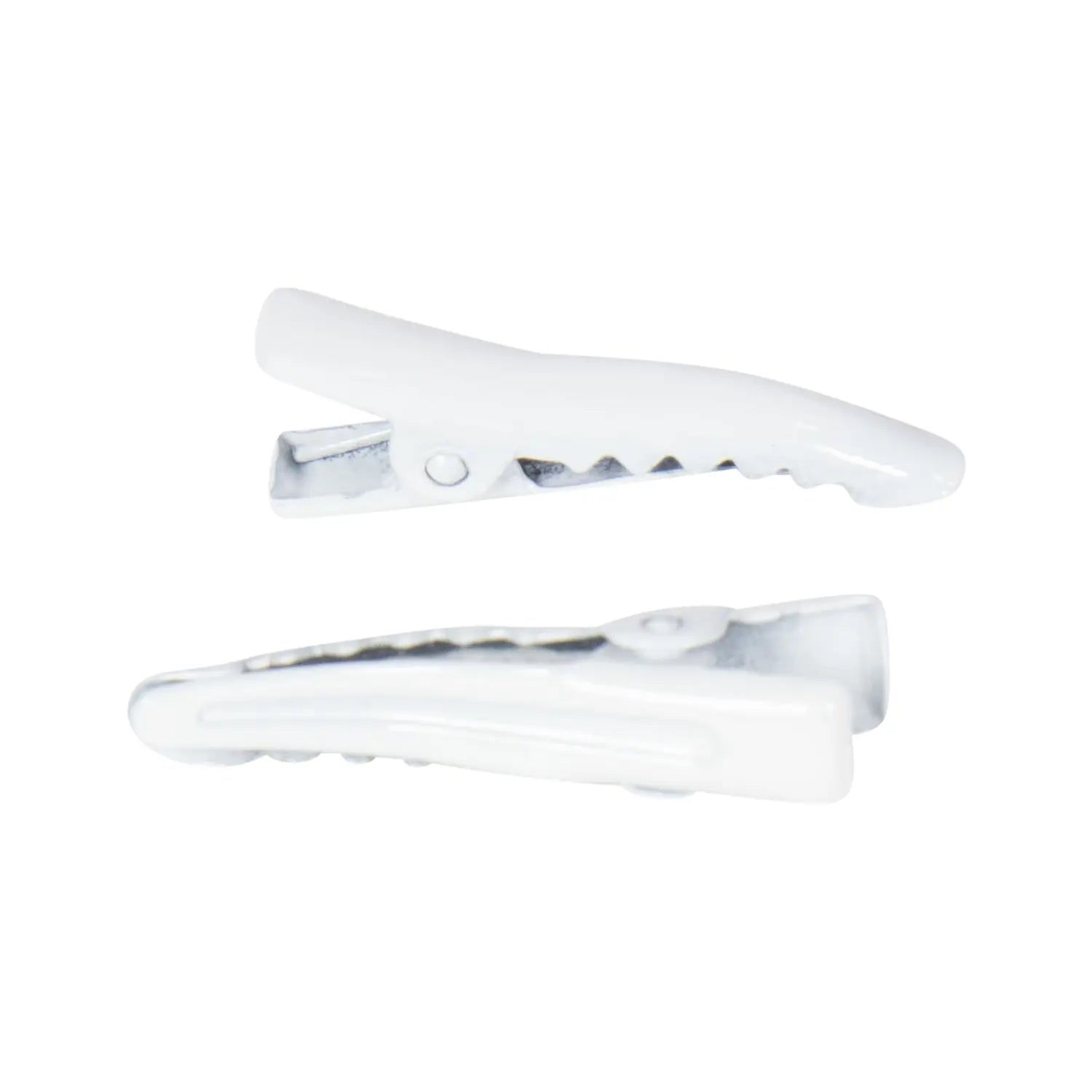 Joyce's Accessories - Plain Pinch Clip - (1 - 1/4") (2 piece, White) - Homeplace Market LLC