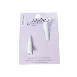 Joyce's Accessories - Plain Pinch Clip - (1 - 1/4") (2 piece, White) - Homeplace Market LLC