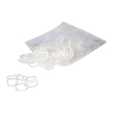 Joyce's Accessories - Rubber Hair Bands (150 piece) (Clear) - Homeplace Market LLC