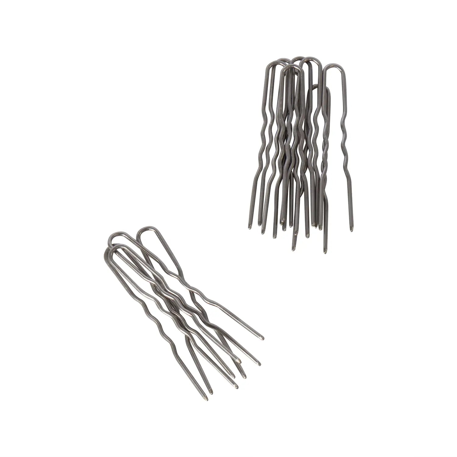 Joyce's Accessories - Stainless Steel Crinkle Hair Pins (12 piece) (2") - Homeplace Market LLC